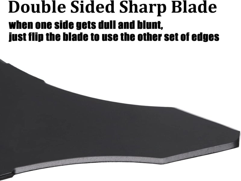 Eapele Brush Cutter Blade Weed Wacker Replacement Blade, Carbide Steel with Adapter Attachment, for 1" (25.4 mm or 20 mm Arbor), Compatible with Husqvarna, Stihl, Oregon, and Hitachi - Image 2